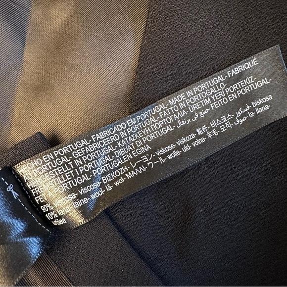 Mossimo Dutti Cropped Black Zipper Back Closure Dress Top Size Small - Picture 8 of 10